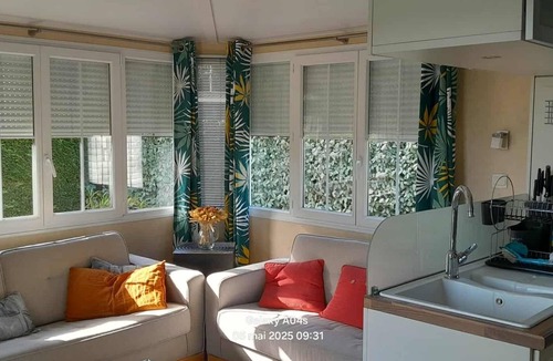 Sainte Gemme House | Mobile home with secure terrace. Magnificent view of the lake. All comfort