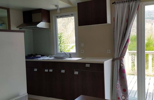 Vorey House | Mobile home with terrace for 4 in Vorey
