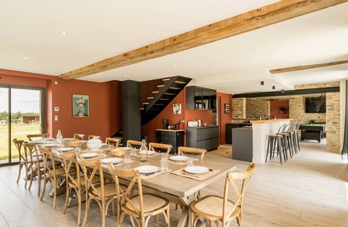 La Chapelle-Saint-Sauveur Cottage | Modern farmhouse with spa, billiards, foosball, gym, hammam and Wi-Fi