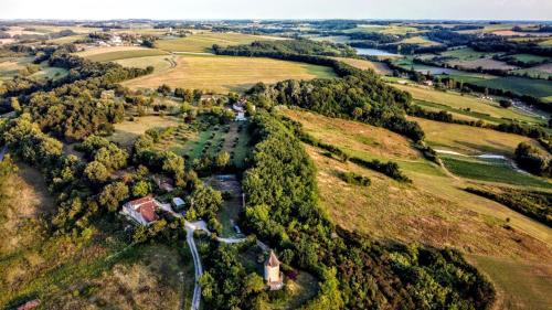 Galapian House | Moulin de Paillères - avec bain nordique et vue panoramique