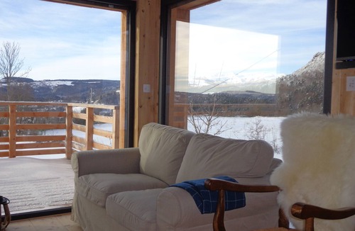 Saint-Nectaire Ski Chalet | New chalet, overlooking the castle of Murol and Sancy
