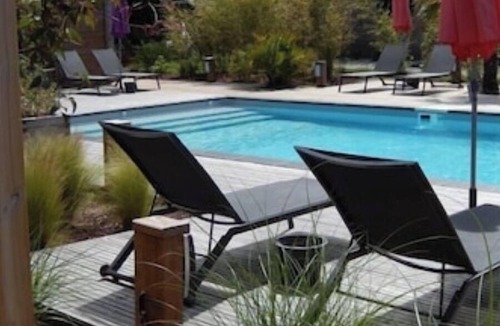 Le Tour-du-Parc House | Nice cottage with swimming pool, 5 min from the beach, called "STIBIDEN".