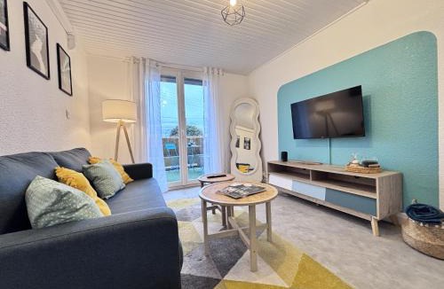 Chatel-Guyon Apartment | Nid des Puys - 2 chambres - Terrasse - Balcon - Parking - Clim