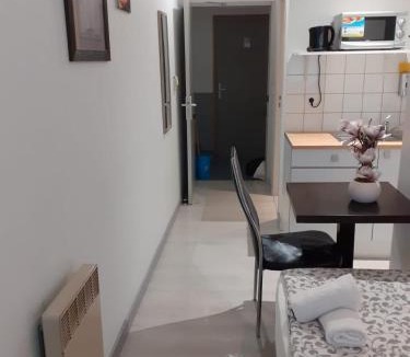 Persan Apartment | Paris en train Area Studios avec salles de bain et kitchenettes privées ou chambres avec salles de bain et cuisines communes