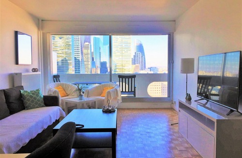 Gambetta Apartment | Paris La Défense 2rooms 52m² balcony (Metro 1/RER A/Parking Free)