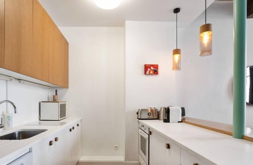 Saint-Victor Apartment | Parisian Apartment With Terrace in Saint Michel-Notre Dame