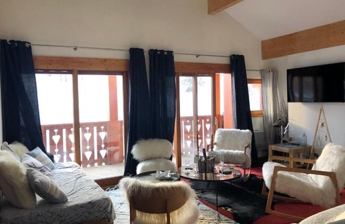 Risoul Apartment | Penthouse "Bond 007" 120 m2 piscine sauna Risoul 1850