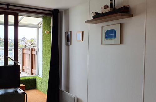 Perros-Guirec Apartment | Perros, full sea view, renovated studio facing Trestraou beach