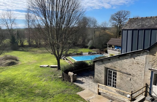 Cleguerec House | Petite house 'Bakehouse' with shared pool, shared terrace and Wi-Fi