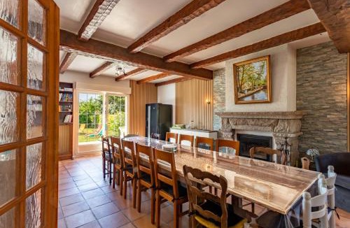 Etel House | Pradic 15 personnes , Cheminée , Jardin , Plage à pied
