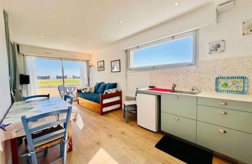 Quiberon Apartment | Quiberon : Studio calme 4 pers, proche plage, Parking, Animaux ok - FR-1-478-145