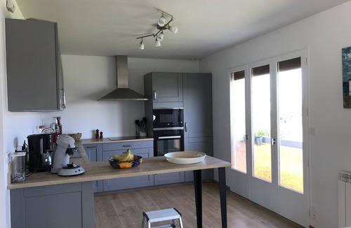 Saint-Cast-le-Guildo House | Quiet house with sea view. Large beach and shops within 700m walking distance