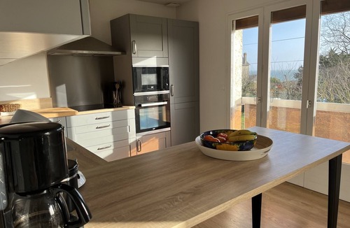 Saint-Cast-le-Guildo House | Quiet house with sea view. Large beach and shops within 700m walking distance