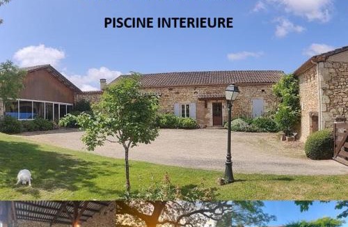 Salles House | Refuge Champêtre - Piscine intérieure - Détente