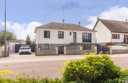Quettehou Cottage | Renovated house with enclosed garden and historic view
