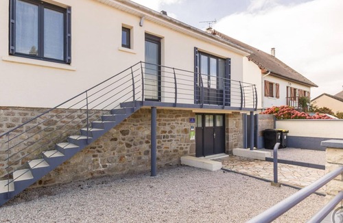 Quettehou Cottage | Renovated house with enclosed garden and historic view