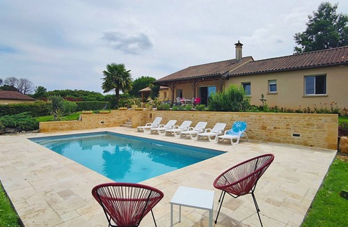 Saint-Crepin-et-Carlucet House | Residence Pesquier Périgord, heated swimming pool