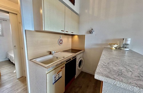 Saint-Cyprien Plage Apartment | Saint-Cyprien Rental: 2-room apartment with parking, terraces, and loggia
