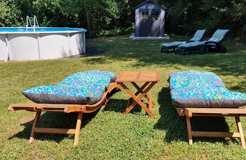 Saint-Aubin-le-Monial Apartment | Single-storey gîte close to fishing lake. Pets welcome!