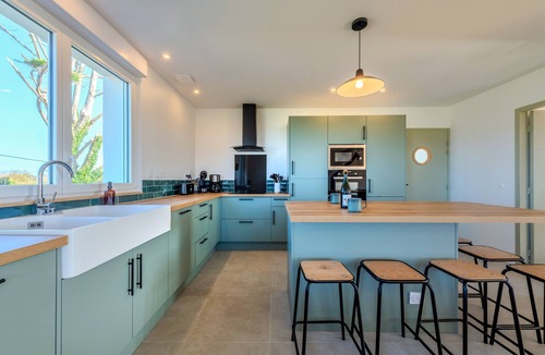 Kerlouet House | Stoubenn Holiday Home with Sea View and Private Garden