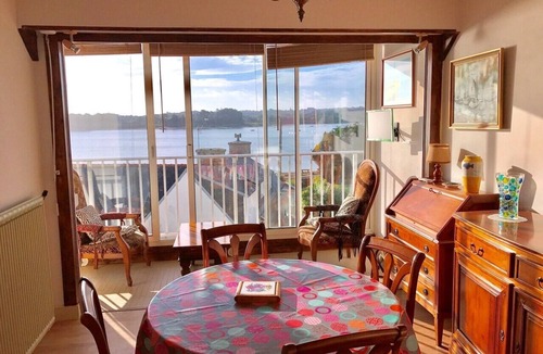 Tregastel Apartment | Studio beautiful sea view, rocks and castle of Costaeres in TREGASTEL
