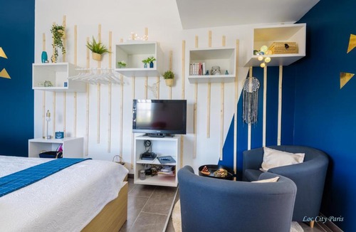 Vemars Apartment | Studio Bleu - Parc Astérix - Mer de Sable - Villepinte - Aéroport CDG