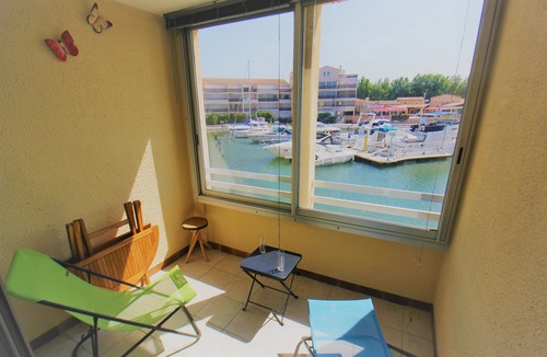 Saint-Cyprien Plage Apartment | Studio cabin with pool in Saint Cyprien Beach Les Capellans 4 people
