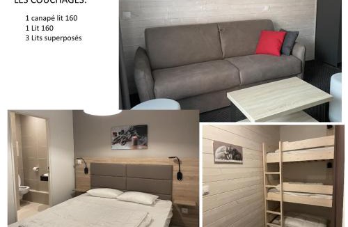 Eaux-Bonnes Apartment | Studio cabine à Gourette, 7 pers, animaux admis - FR-1-860-22