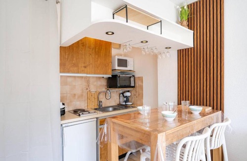 Carnac Apartment | Studio cabine proche plage avec balcon sud, Wifi, et parking - Carnac - FR-1-477-98