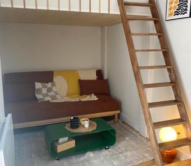Pontarlier Apartment | Studio coloré et tout confort en plein centre