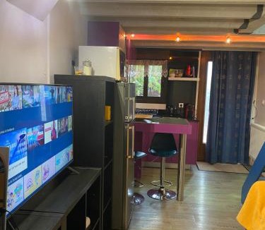 Rungis Apartment | Studio cosy climatisé avec chambre mansardée Monnet-Mermoz Tram Métro 15 mnParis