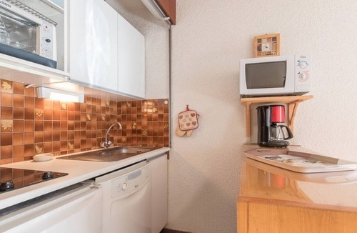Chantemerle Apartment | Studio for 4 in Serre-Chevalier with balcony, parking, pets allowed