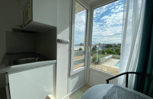 Trevou-Treguignec Apartment | Studio piscine et vue mer