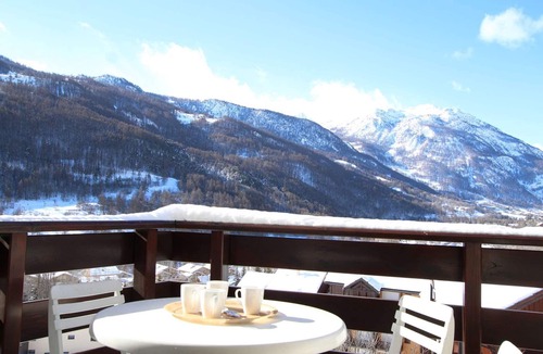 Chantemerle Apartment | Studio sleeping area 4 pers, southwest balcony, Serre-Chevalier