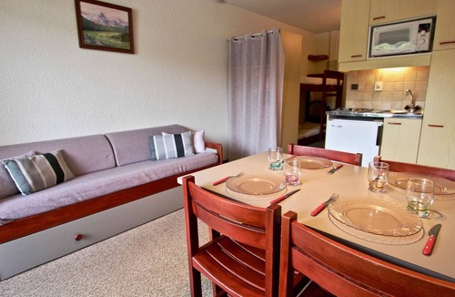 Chamrousse Apartment | Studio with balcony, covered parking in Chamrousse