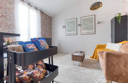 Bezons Apartment | Suite Luxe New York, Spa & Cinema, 15 minutes from La Defense