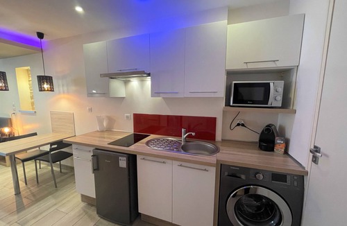 Montlucon Apartment | Superb furnished and equipped Studio in the heart of downtown in secure residence
