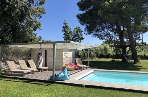Sainte-Marie-la-Mer Villa | Superb villa with pool, jacuzzi, motorboat, 5-minute walk from the beach