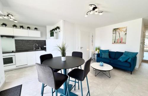 Guidel-Plages Apartment | T2 contemporain - Balcon - Vue mer panoramique