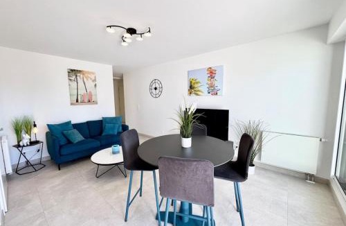 Guidel-Plages Apartment | T2 contemporain - Balcon - Vue mer panoramique