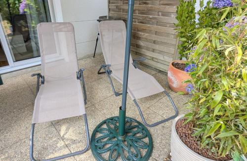 Ploeren Apartment | T2 Golfe Morbihan Calme-Parking-Terrasse