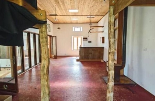 Champougny Ski Chalet | The Fireplace Nook – A Cozy Space for 15 People