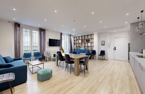 Quartier du Mail Apartment | TheBlueStay 1 – Large Design Apartment - Paris 2