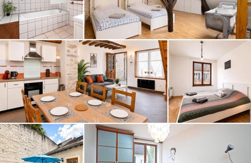 Moret-sur-Loing House | Triplex atypique- Cour intérieure- Commerces à pied