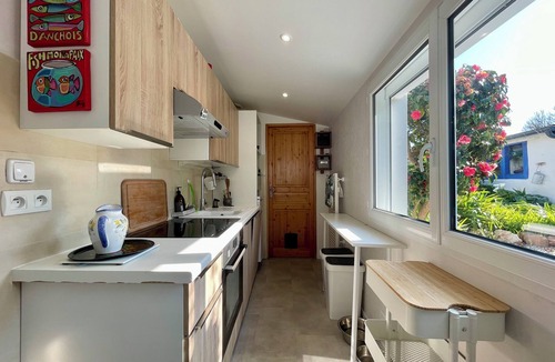 Quiberon House | Ty Camelia-Draps included-4p-Wifi-Enclosed garden