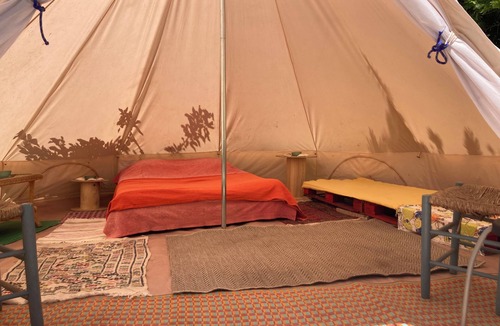 Lezardrieux RV Rental | Unusual : bell tent in natural, bucolic garden