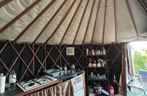 Rochebrune Cottage | Unusual stay in a comfortable contemporary yurt - 3ha site with complete privacy