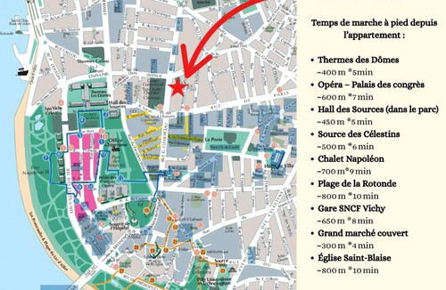 Cœur de Ville Apartment | VENI VEDI VICHY climatisé, 50m2 coeur de ville
