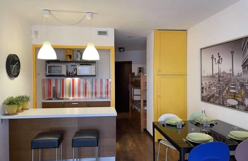 Montgenevre Apartment | View mountain, balcony, parking, tv, 28m², Montgenèvre