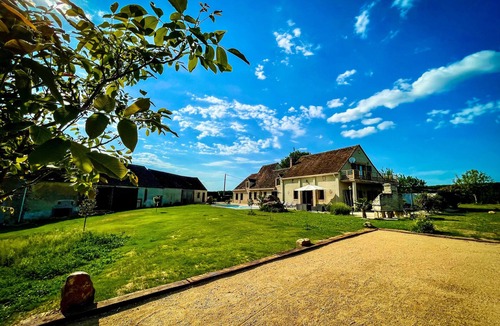 Saint-Hilaire-les-Andresis Villa | Villa Cocorico (45) 30 pers-piscine-1h30 Paris